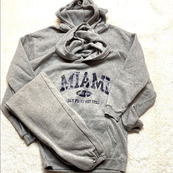 SHEIN Bundle of 3 Hoodies and Sweatpants Gray Womens Sz XS - Picture 1 of 8